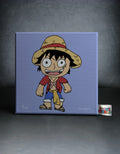 Monkey D Luffy One Piece Canvas - Drawn & Coloured By Zion, Age 5 - [No. 324]