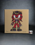 Knuckles Canvas - Drawn & Coloured By Zion, Age 5 - [No. 340]