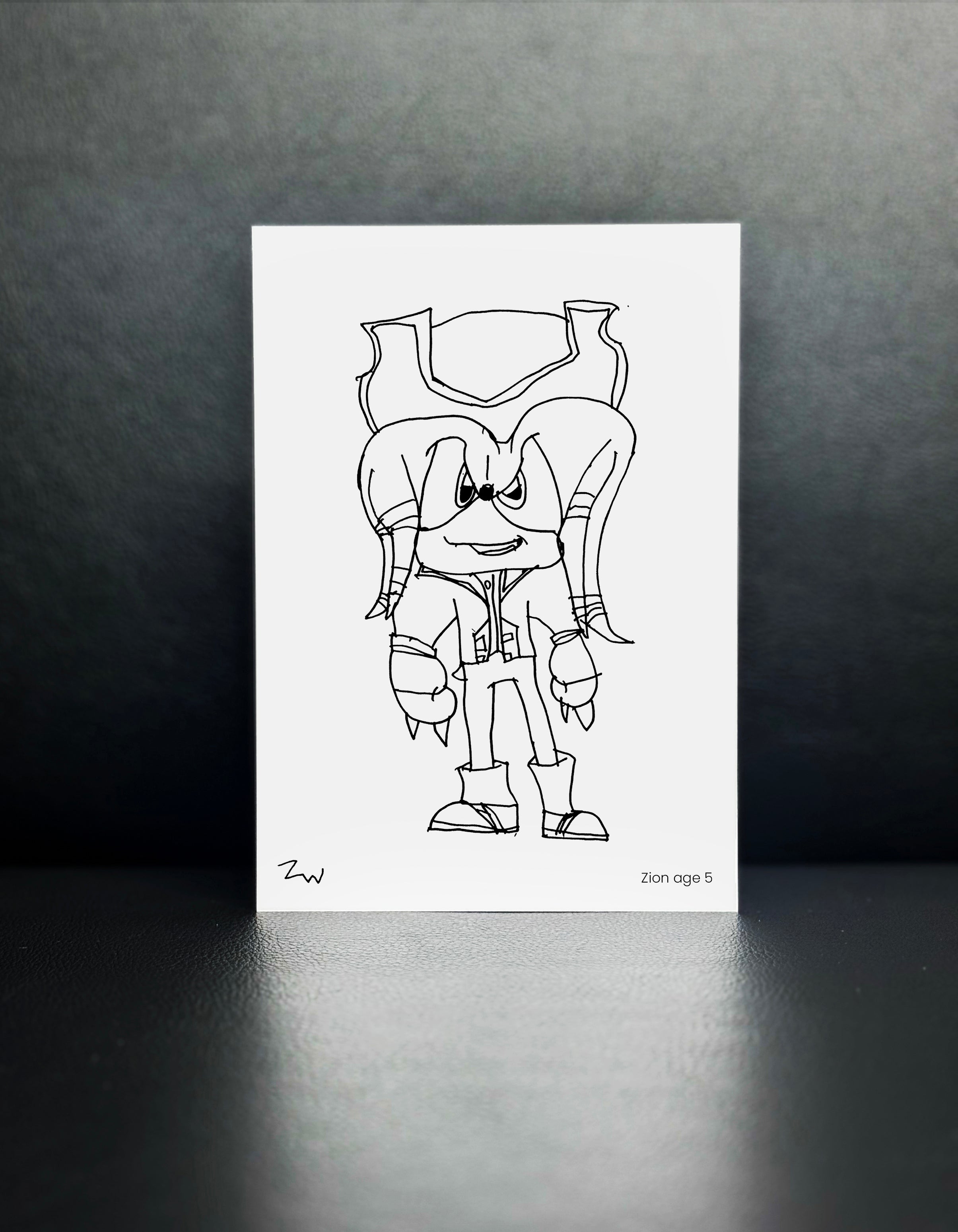 Pirate Knuckles - Drawn By Zion, Age 5 [No. 04]