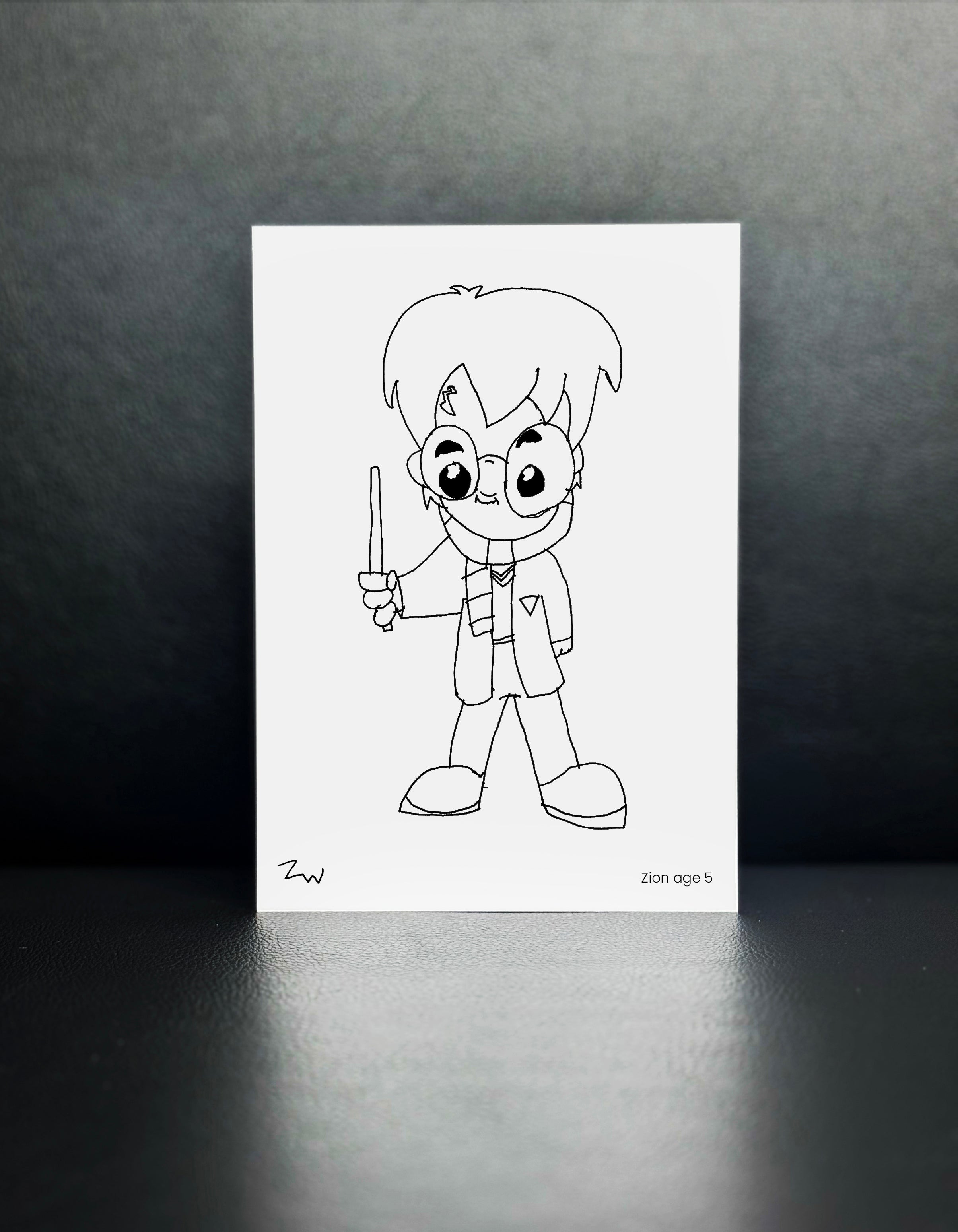 Harry Potter - Drawn By Zion, Age 5 - [No. 107]