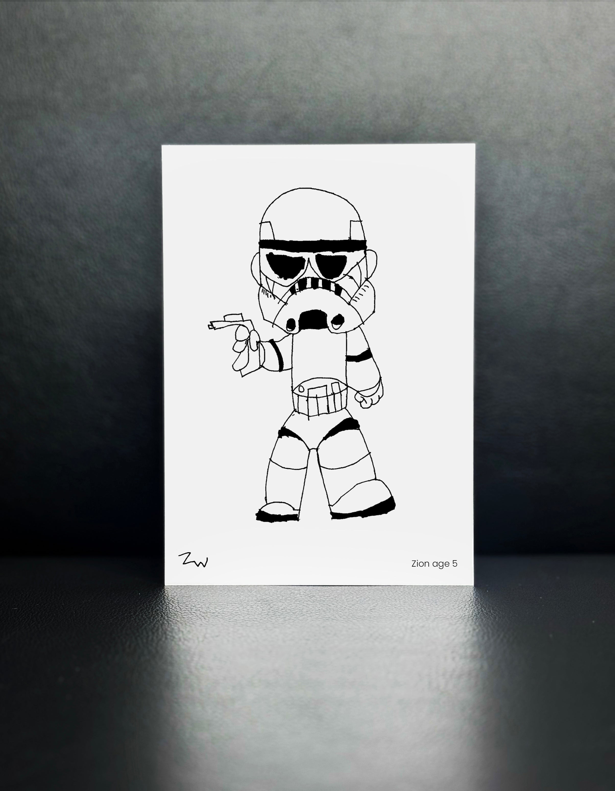Storm Trooper - Drawn By Zion, Age 5 - [No. 109]