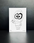 Sadness, Inside Out 2 - Drawn By Zion, Age 5 - [No. 135]