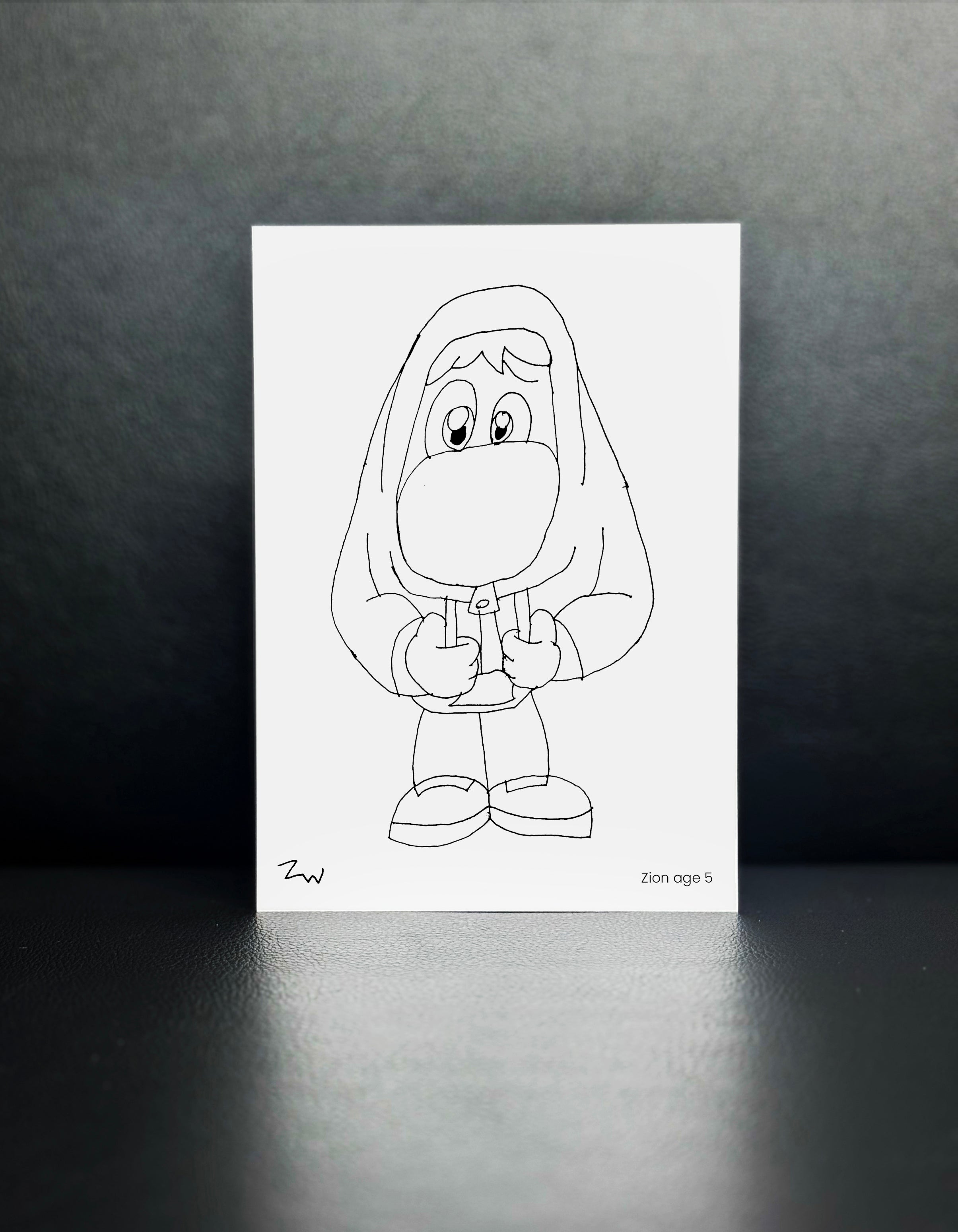 Embarrassment, Inside Out 2 - Drawn By Zion, Age 5 - [No. 140]
