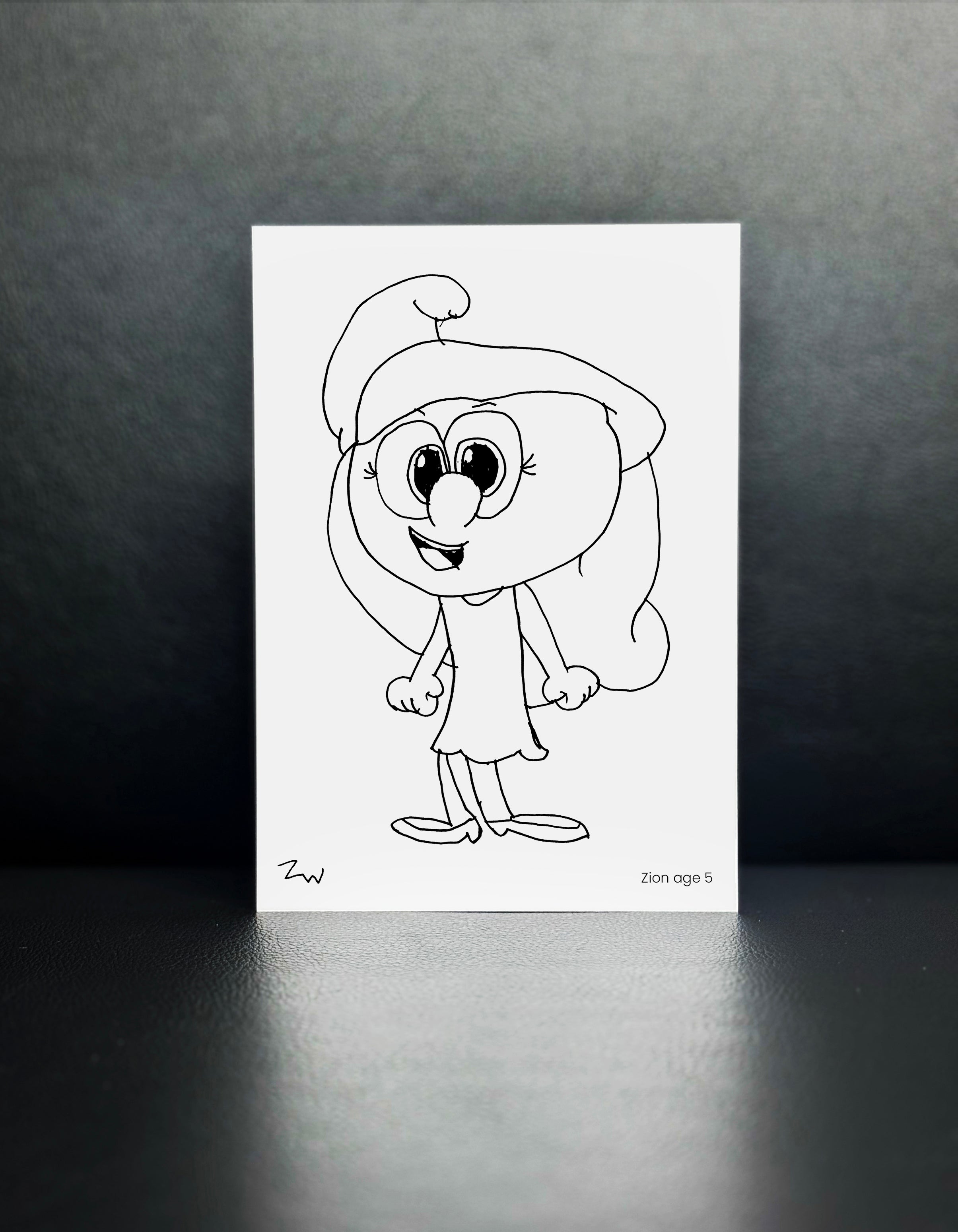 Smurfette - Drawn By Zion, Age 5- No. 25]
