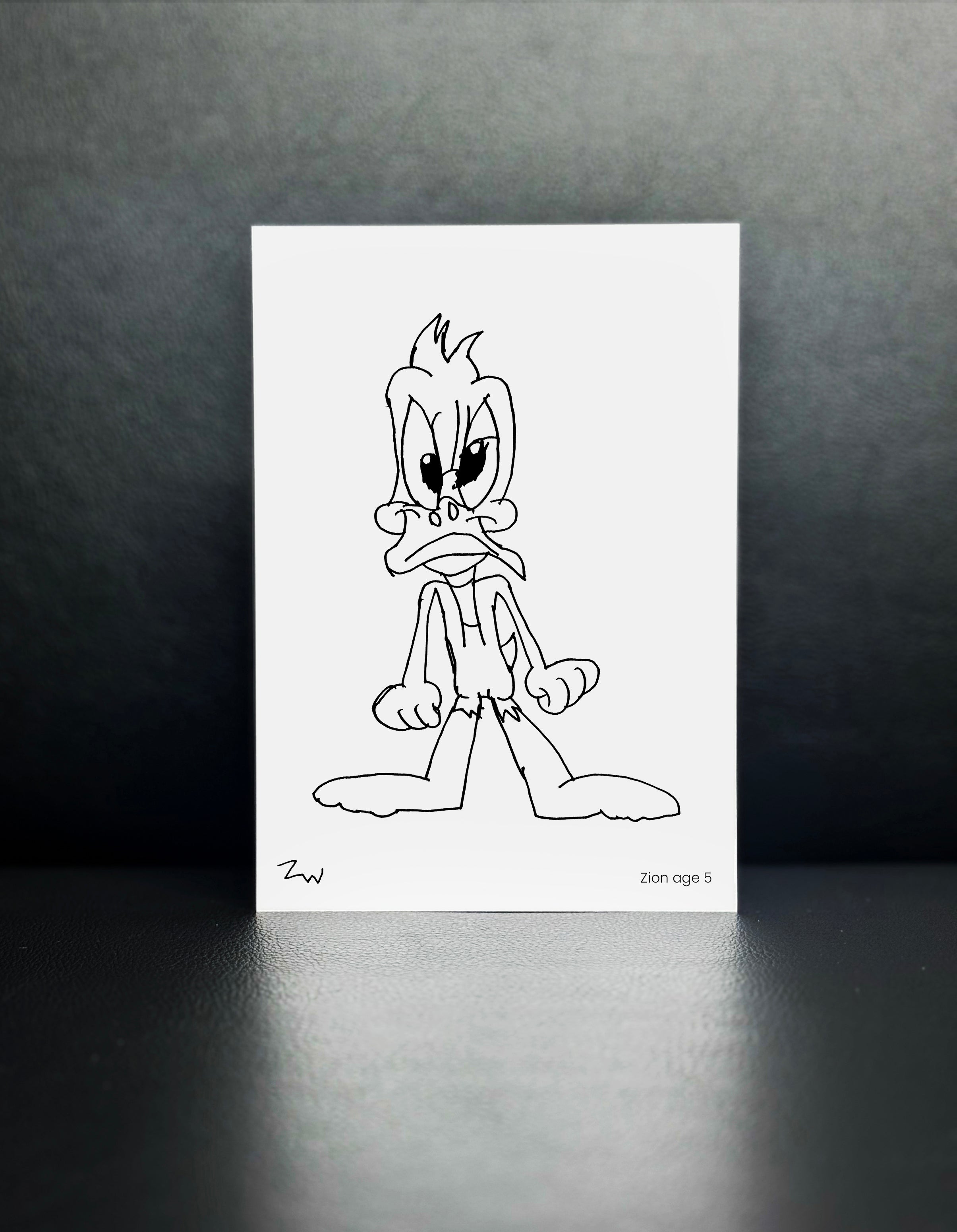 Quack Duck - Drawn By Zion, Age 5 - [No. 28]