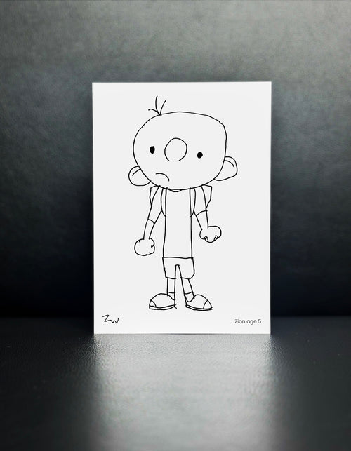 Diary of a Wimpy Kid - Drawn By Zion, Age 5 - [No. 39]