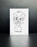 Princess Peach - Drawn By Zion, Age 5 - [No. 46]