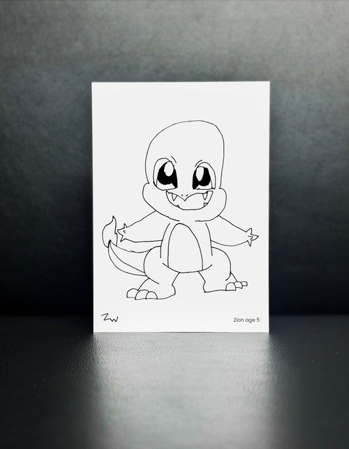 Charmander, Pokemon - Drawn By Zion, Age 5 [No. 53]