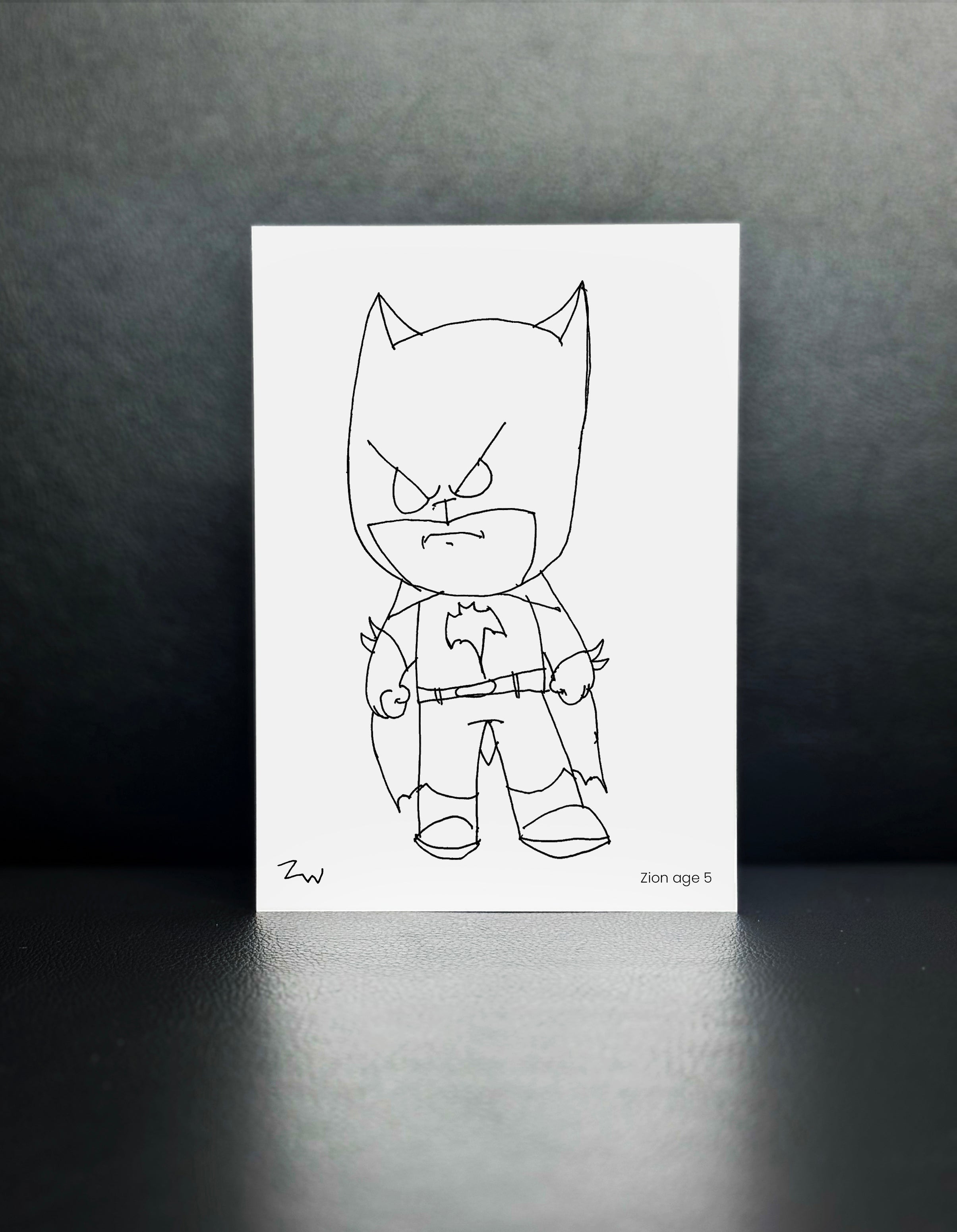 Batman - Drawn By Zion, Age 5 - [No. 66]