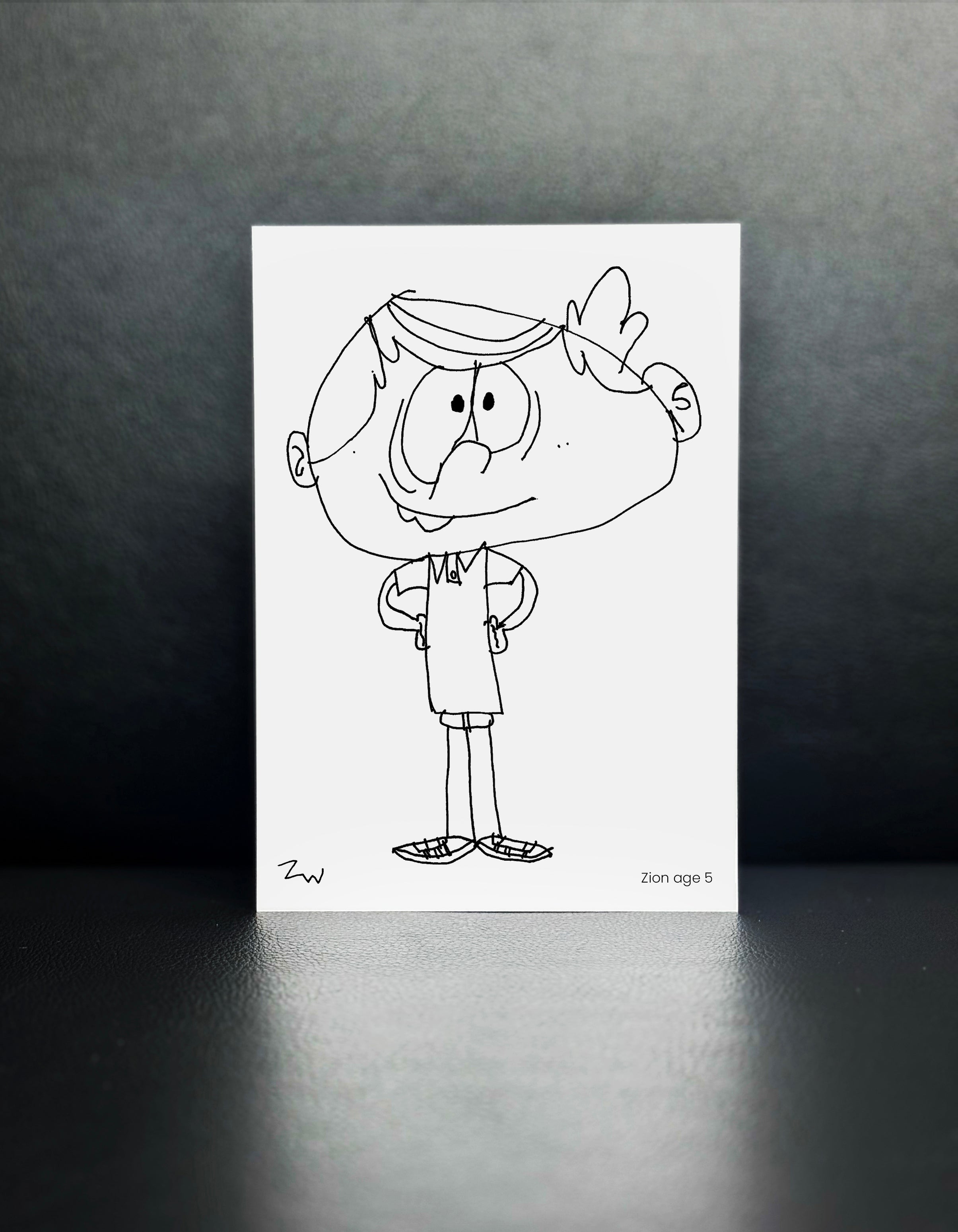 Lincoln Loud House Boy - Drawn By Zion, Age 5 - [No. 70]