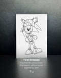Pirate Sonic - Drawn by Zion, Age 5 - [No. 10]